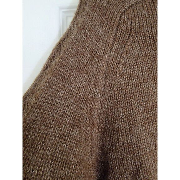 ASTR The Label Cowlneck Cape Side Split Hem Wool Blend Sweater‎ Brown Sz M NWOT - Picture 9 of 15